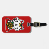 Maneki Neko (Lucky Cat) Bagagelabel (Voorkant horizontaal)
