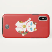 Maneki-neko Lucky Cat Case-Mate iPhone Case (Achterkant (horizontaal))