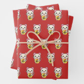 Maneki Neko - Lucky Cat Inpakpapier Vel (In situ)