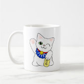 Maneki Neko Lucky Cat Koffiemok (Links)