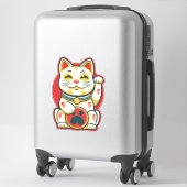 Maneki Neko - Lucky Cat Sticker (Koffer)