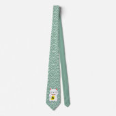 Maneki Neko Lucky Cat Stropdas (Voorkant)