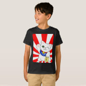 Maneki Neko Lucky Cat T-shirt (Voorkant volledig)
