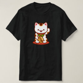 MANEKI-NEKO Lucky Cat T-shirt - Wit