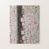 Maneki Neko Lucky Cat Temple Tokyo Japan Foto Legpuzzel (Verticaal)