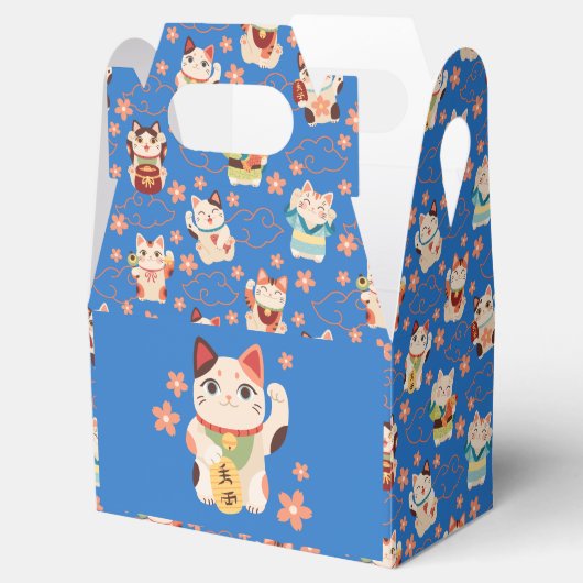 Maneki Neko Lucky Cats Bedankdoosjes (Geopend)