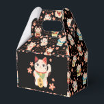 Maneki Neko Lucky Cats Bedankdoosjes<br><div class="desc">Share joy and good fortune with these Japanese Maneki Neko favor boxes. Featuring a hand-drawn lucky cat pattern,  they’re perfect for weddings,  birthdays,  and festive celebrations.</div>