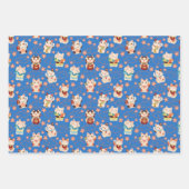 Maneki Neko Lucky Cats Inpakpapier Set Vel (Voorkant 2)