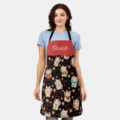 Maneki Neko Lucky Cats Personalized  Schort (Gedragen)