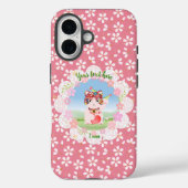 Maneki Neko Lucky Luna Hoesje-Mate iPhone Case (Achterkant)
