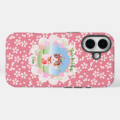 Maneki Neko Lucky Luna Hoesje-Mate iPhone Case (Achterkant (horizontaal))