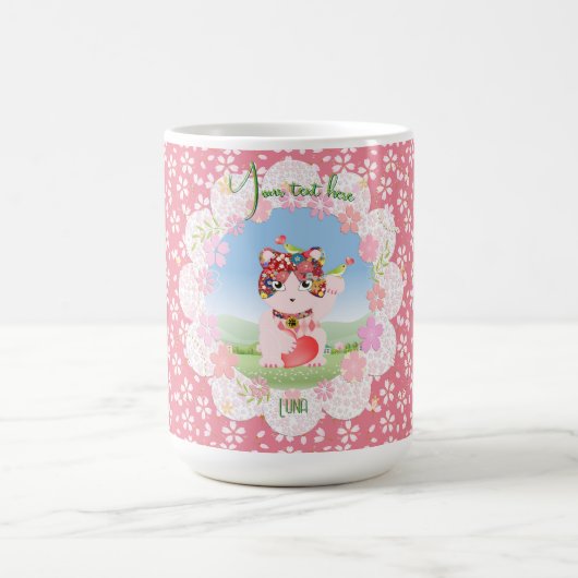 Maneki Neko Lucky Luna Koffiemok (Center)