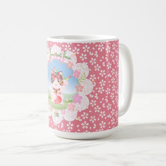 Maneki Neko Lucky Luna Koffiemok (Voorkant rechts)