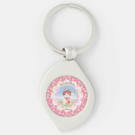 Maneki Neko Lucky Luna Metal Sleutelhanger