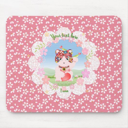 Maneki Neko Lucky Luna Muismat (Voorkant)