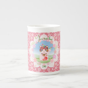 Maneki Neko Lucky Luna Porselein Kop