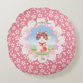 Maneki Neko Lucky Luna Rond Kussen