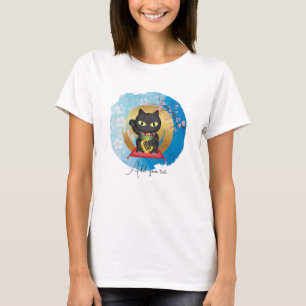 Maneki Neko Lucky Poilue Dames T-shirt