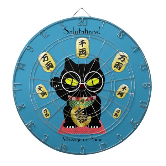 Maneki Neko Lucky Poilue Dartbord (Voorkant)