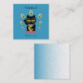 Maneki Neko Lucky Poilue Flat Note Notitiekaartje (Voorkant / Achterkant)