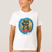 Maneki Neko Lucky Poilue Kinderen T-shirt (Voorkant)