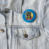 Maneki Neko Lucky Poilue Ronde Button 5,7 Cm (In situ)