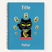 Maneki Neko Lucky Poilue Spiral Notitieboek (Voorkant)