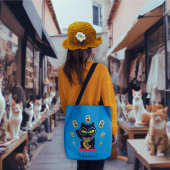 Maneki Neko Lucky Poilue Tote Bag