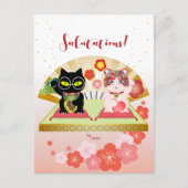 Maneki Neko Lucky Poiluna Briefkaart (Voorkant)