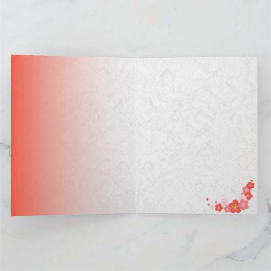 Maneki Neko Lucky Poiluna gevouwen Bedankkaart (Binnen)