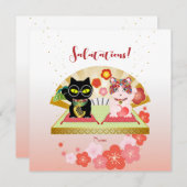 Maneki Neko Lucky Poiluna Kaart (Voorkant / Achterkant)