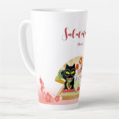 Maneki Neko Lucky Poiluna Latte Mok (Linkerhoek)