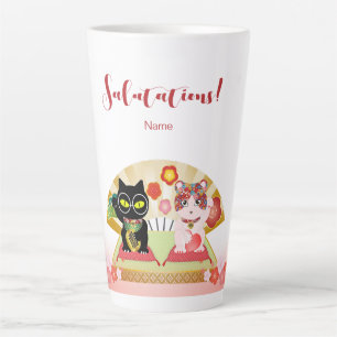 Maneki Neko Lucky Poiluna Latte Mok