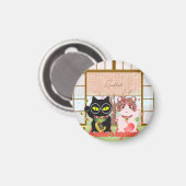 Maneki Neko Lucky Poiluna Magneet (Voorkant / Achterkant)