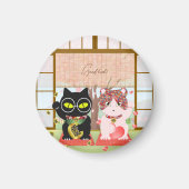 Maneki Neko Lucky Poiluna Magneet (Voorkant)