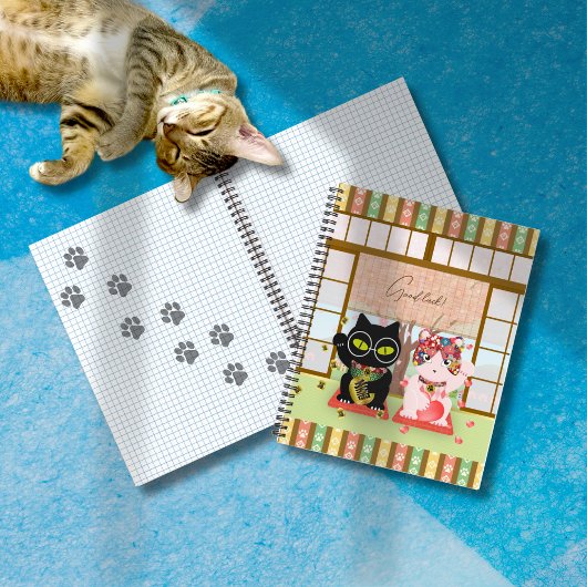 Maneki Neko Lucky Poiluna Notitieboek