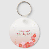 Maneki Neko Lucky Poiluna Ronde Sleutelhanger (Achterkant)