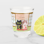 Maneki Neko Lucky Poiluna Shot Glas (Voorkant)