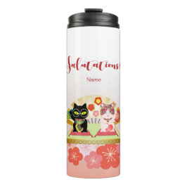 Maneki Neko Lucky Poiluna Thermosbeker