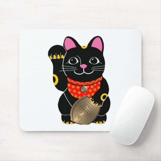 Maneki Neko Muismat (Met muis)