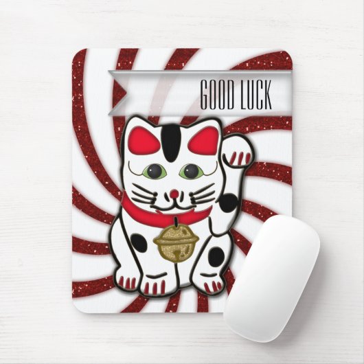 maneki neko muismat (Met muis)