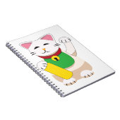 Maneki Neko of Uitnodigende Kat Notitieboek (Rechterzijde)
