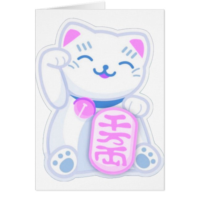 maneki neko pastel (Voorkant)