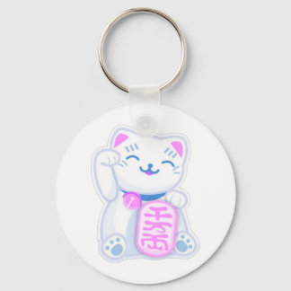 maneki neko pastel sleutelhanger
