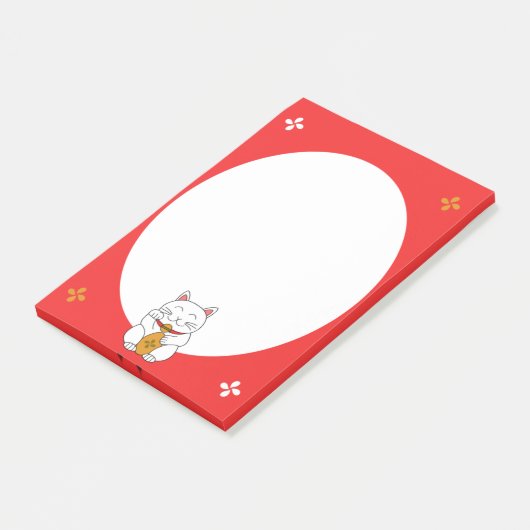 Maneki Neko Post-it® Notes (Schuin)