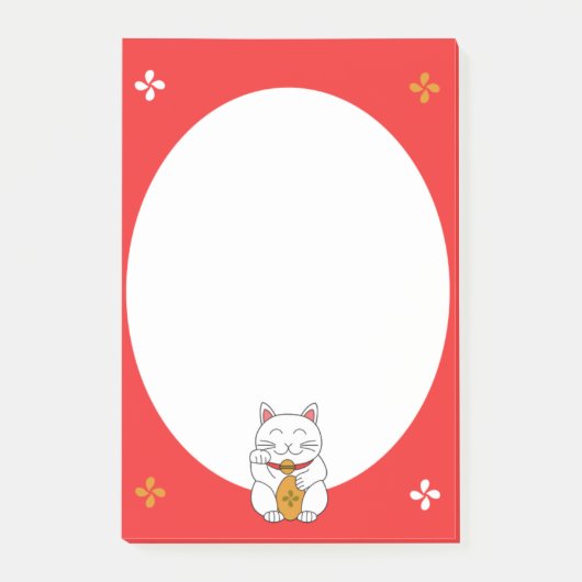 Maneki Neko Post-it® Notes (Voorkant)