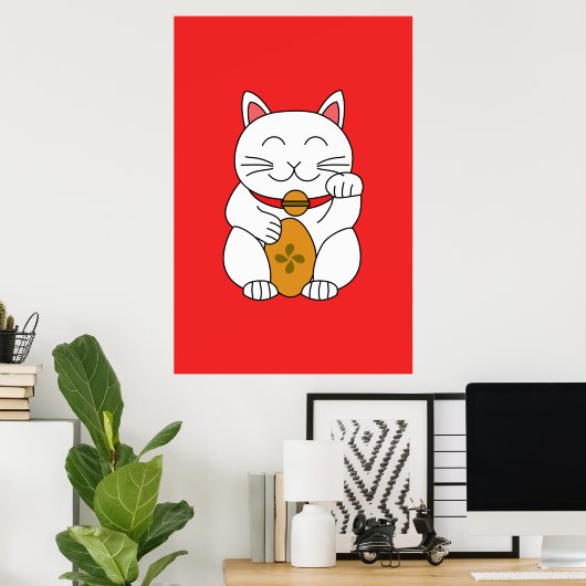 Maneki Neko Poster (Thuiskantoor)