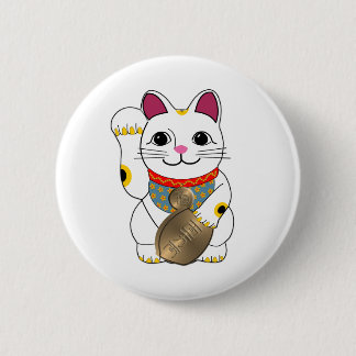 Maneki Neko Ronde Button 5,7 Cm