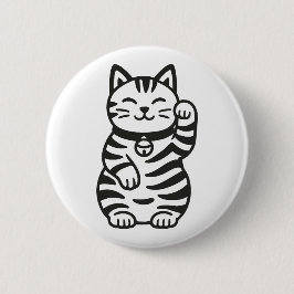 Maneki Neko Ronde Button 5,7 Cm