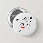 Maneki Neko Ronde Button 5,7 Cm (Voorkant /achterkant)